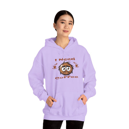 I need Coffee Unisex Heavy Blend™ Hooded Sweatshirt