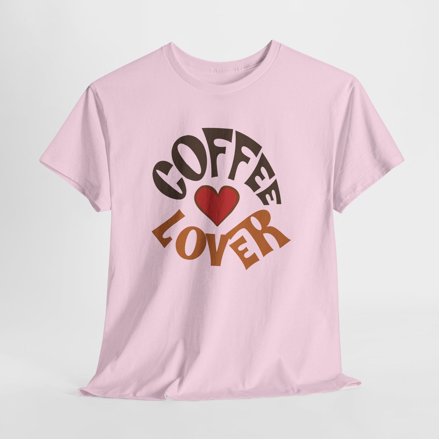 Coffee Lover Tee — Retro Heart Coffee Graphic Shirt