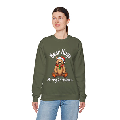 Bear Hugs Christmas Unisex Heavy Blend™ Crewneck Sweatshirt