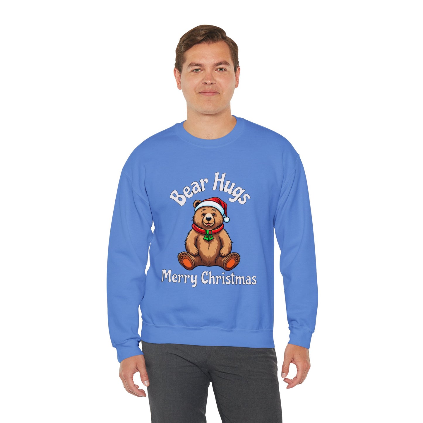 Bear Hugs Christmas Unisex Heavy Blend™ Crewneck Sweatshirt