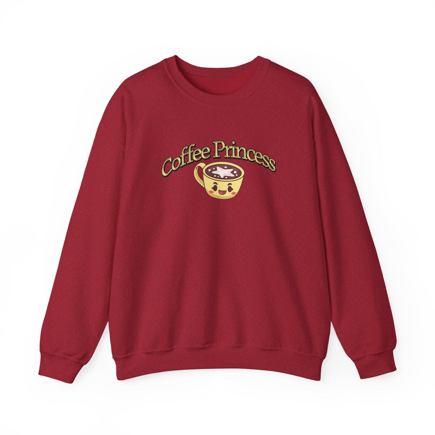 Coffee Princess Unisex Heavy Blend™ Crewneck Sweatshirt - Java Good Coffee