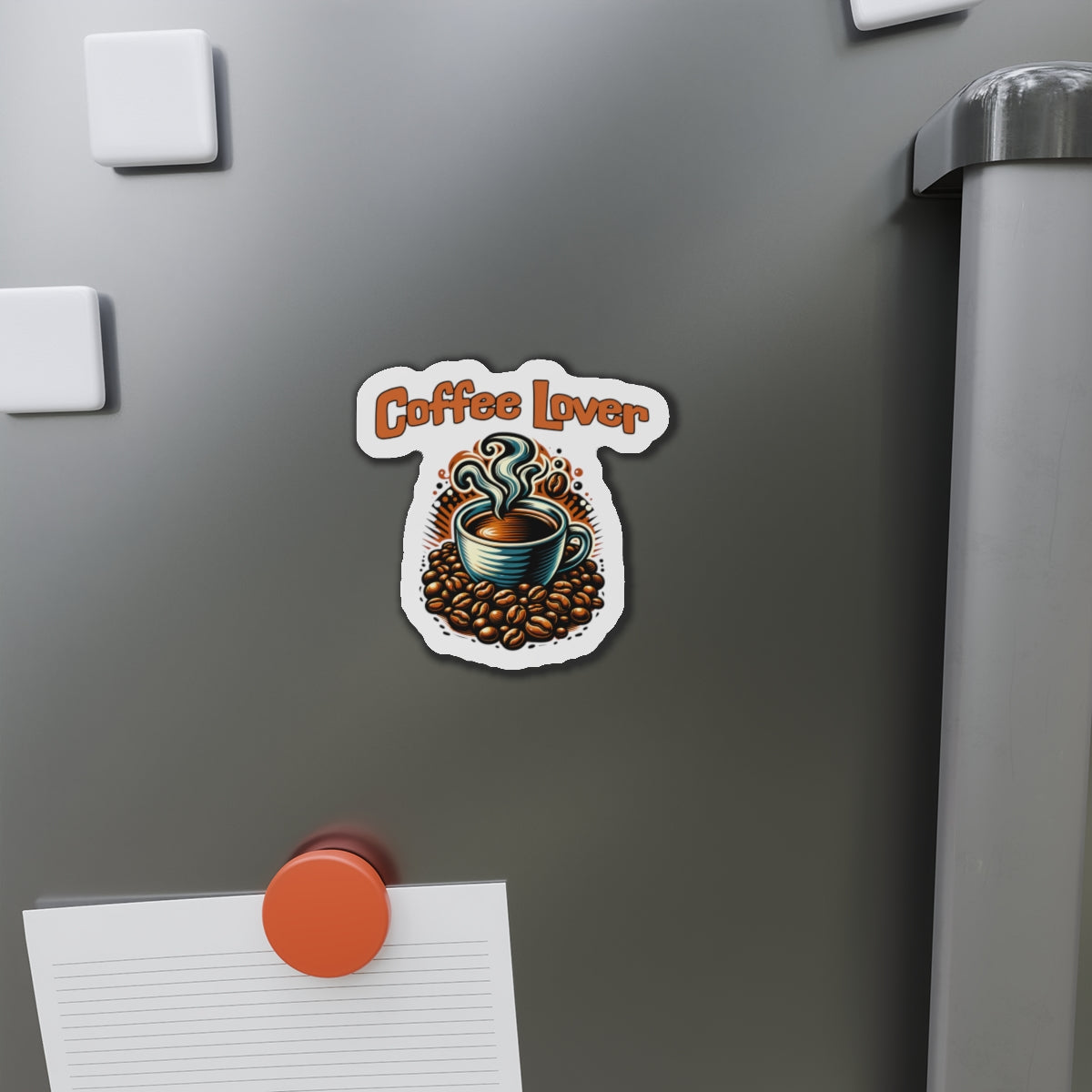 Coffee Lover Die-Cut Magnet - Perfect Gift for Coffee Enthusiasts