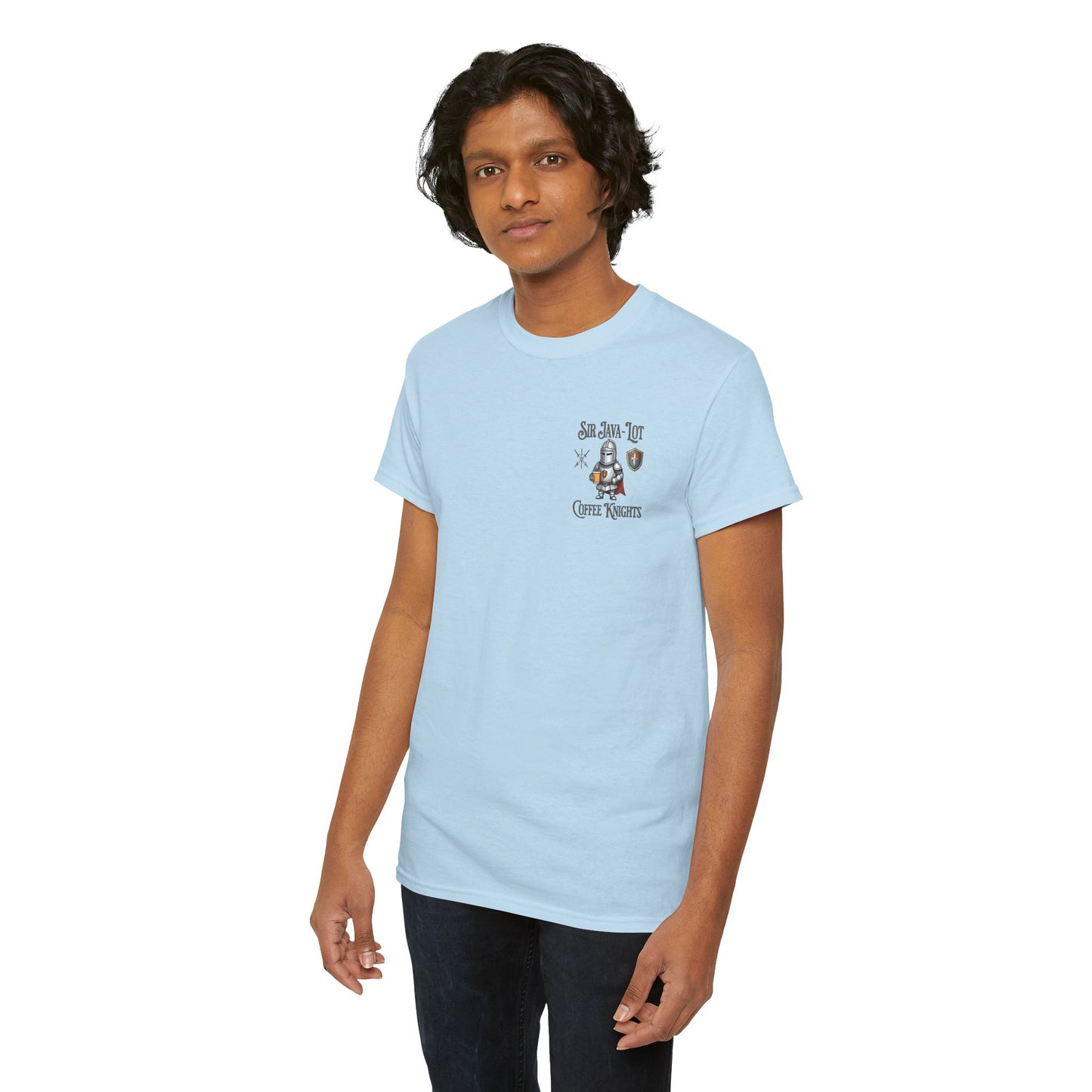 Sir Java-Lot Coffee Knights Unisex Heavy Cotton Tee