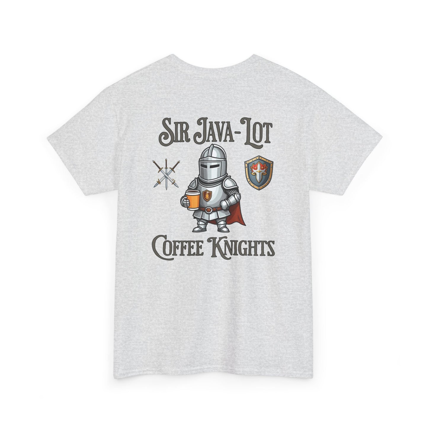 Sir Java-Lot Coffee Knights Unisex Heavy Cotton Tee by Java Good Coffe