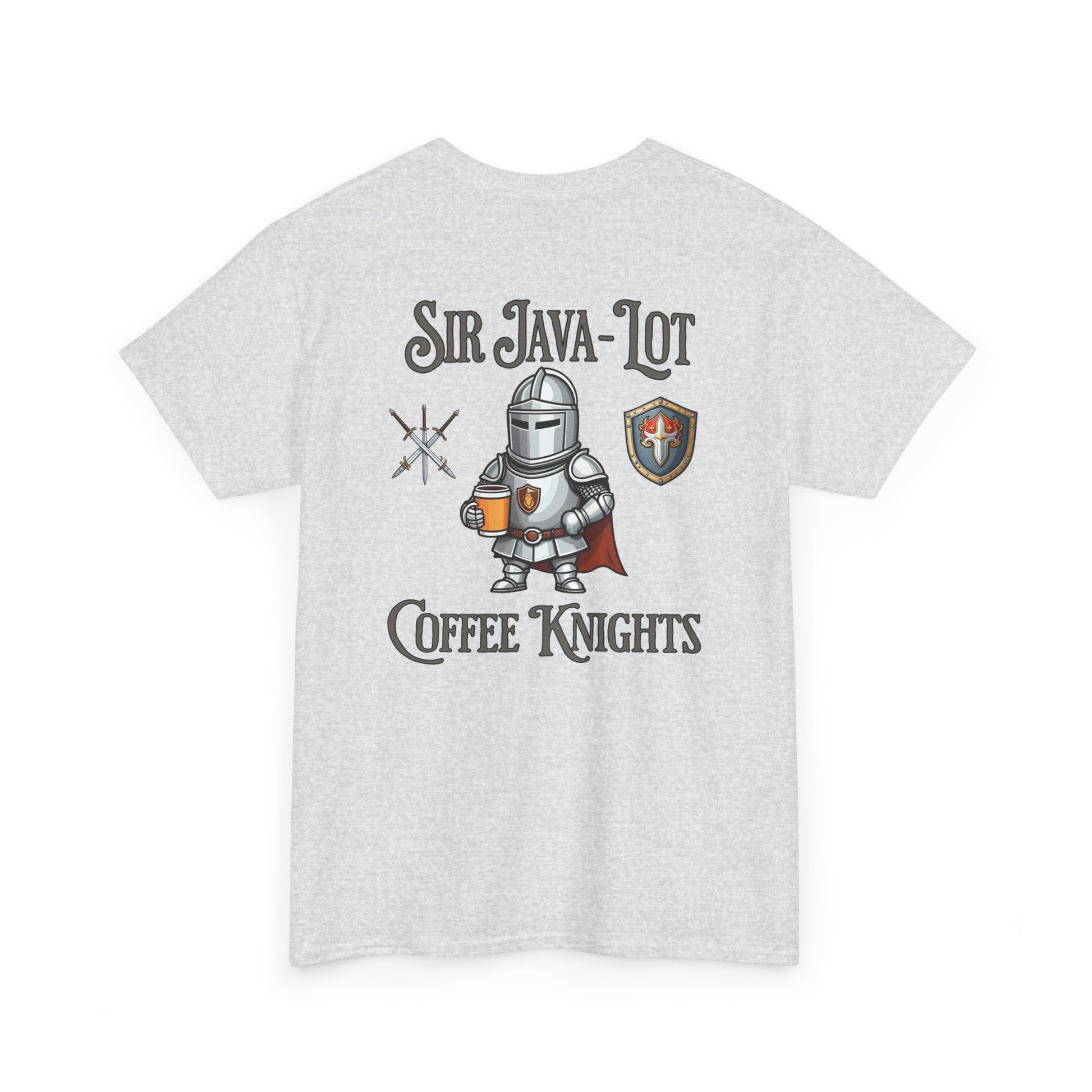 Sir Java-Lot Coffee Knights Unisex Heavy Cotton Tee by Java Good Coffe