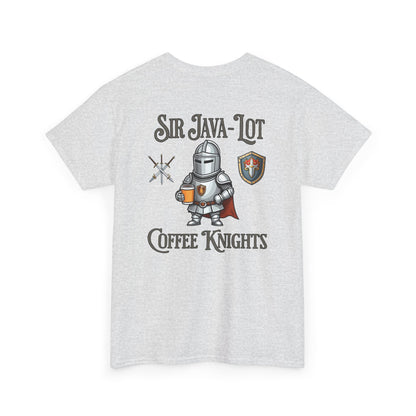 Sir Java-Lot Coffee Knights Unisex Heavy Cotton Tee by Java Good Coffe