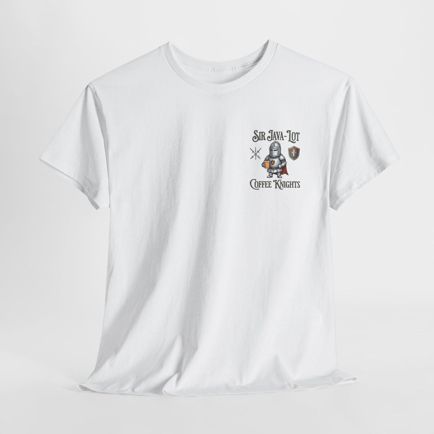 Sir Java-Lot Coffee Knights Unisex Heavy Cotton Tee
