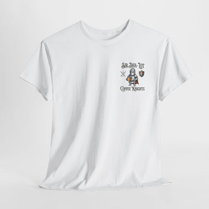 Sir Java-Lot Coffee Knights Unisex Heavy Cotton Tee