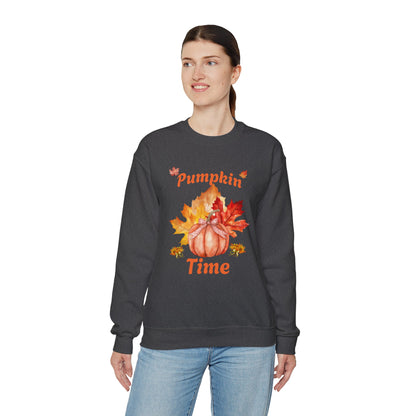 Pumpkin Time Unisex Heavy Blend™ Crewneck Sweatshirt