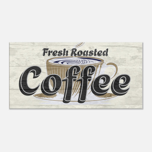 Fresh Roasted Coffee Large Canvas Wall Print at Java Good Coffee