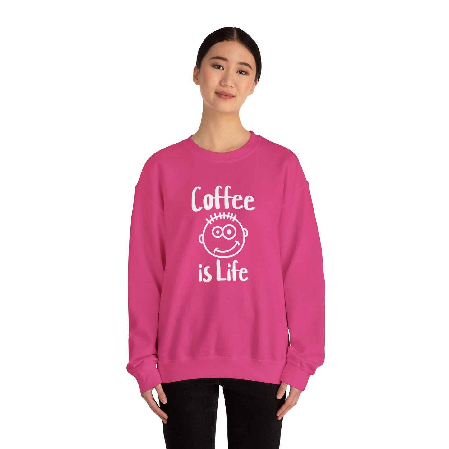 Coffee is Life Unisex Heavy Blend™ Crewneck Sweatshirt