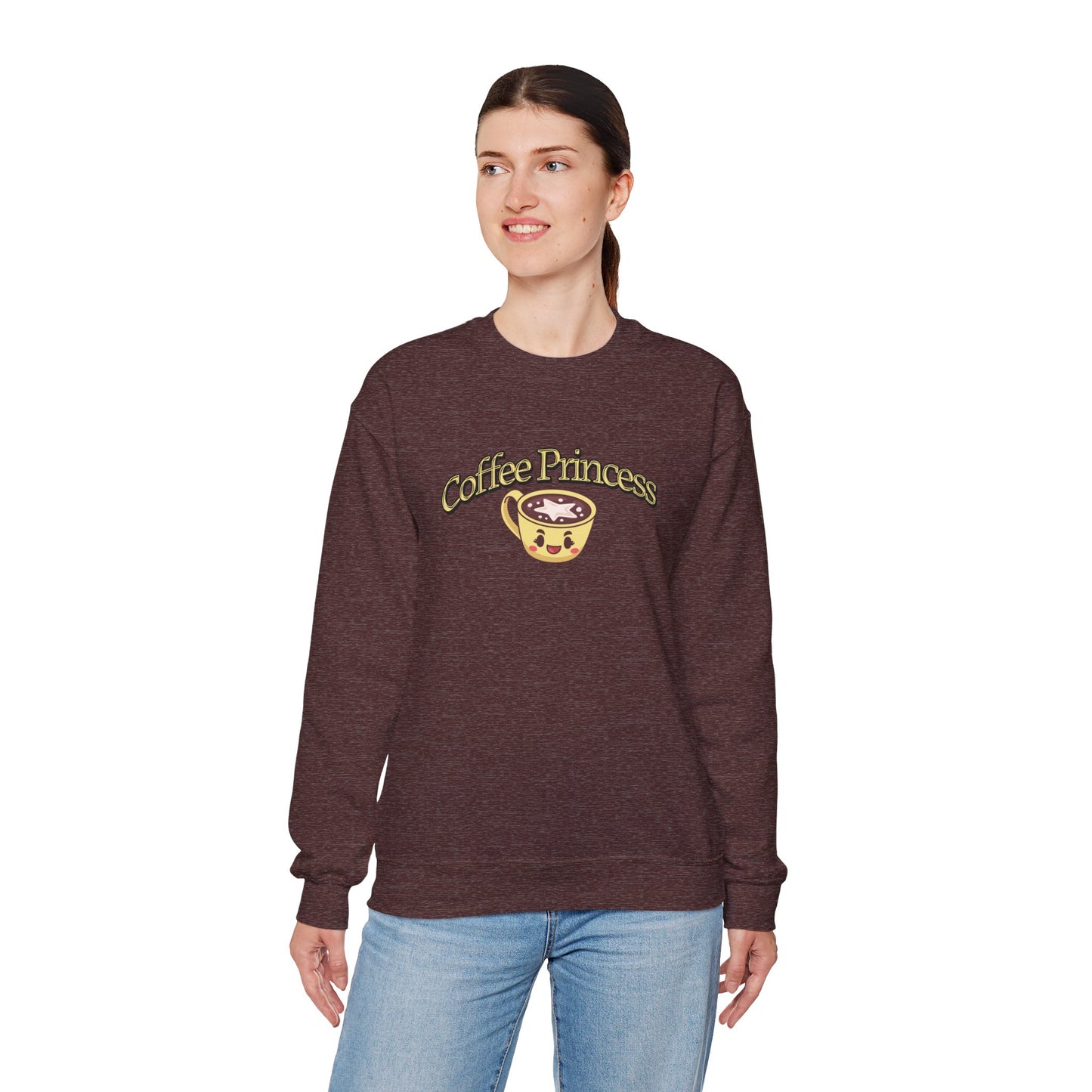 Coffee Princess Unisex Heavy Blend™ Crewneck Sweatshirt