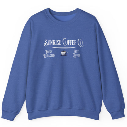 Sunrise Coffee Co. Unisex Heavy Blend™ Crewneck Sweatshirt by Java Good Coffee