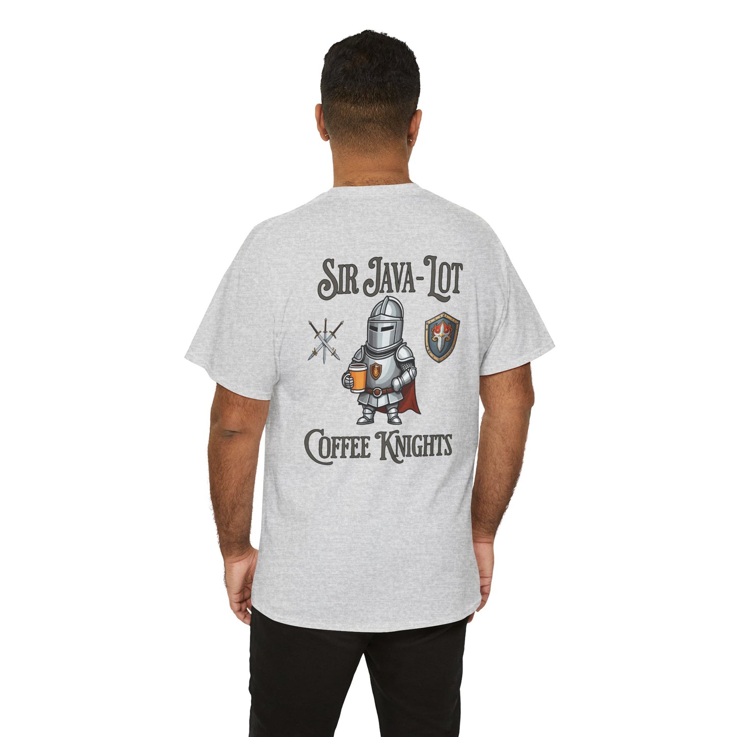 Sir Java-Lot Coffee Knights Unisex Heavy Cotton Tee