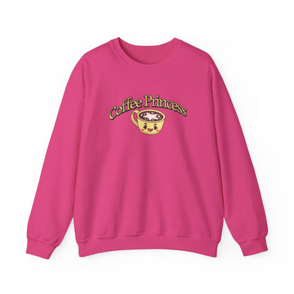 Coffee Princess Unisex Heavy Blend™ Crewneck Sweatshirt - Java Good Coffee