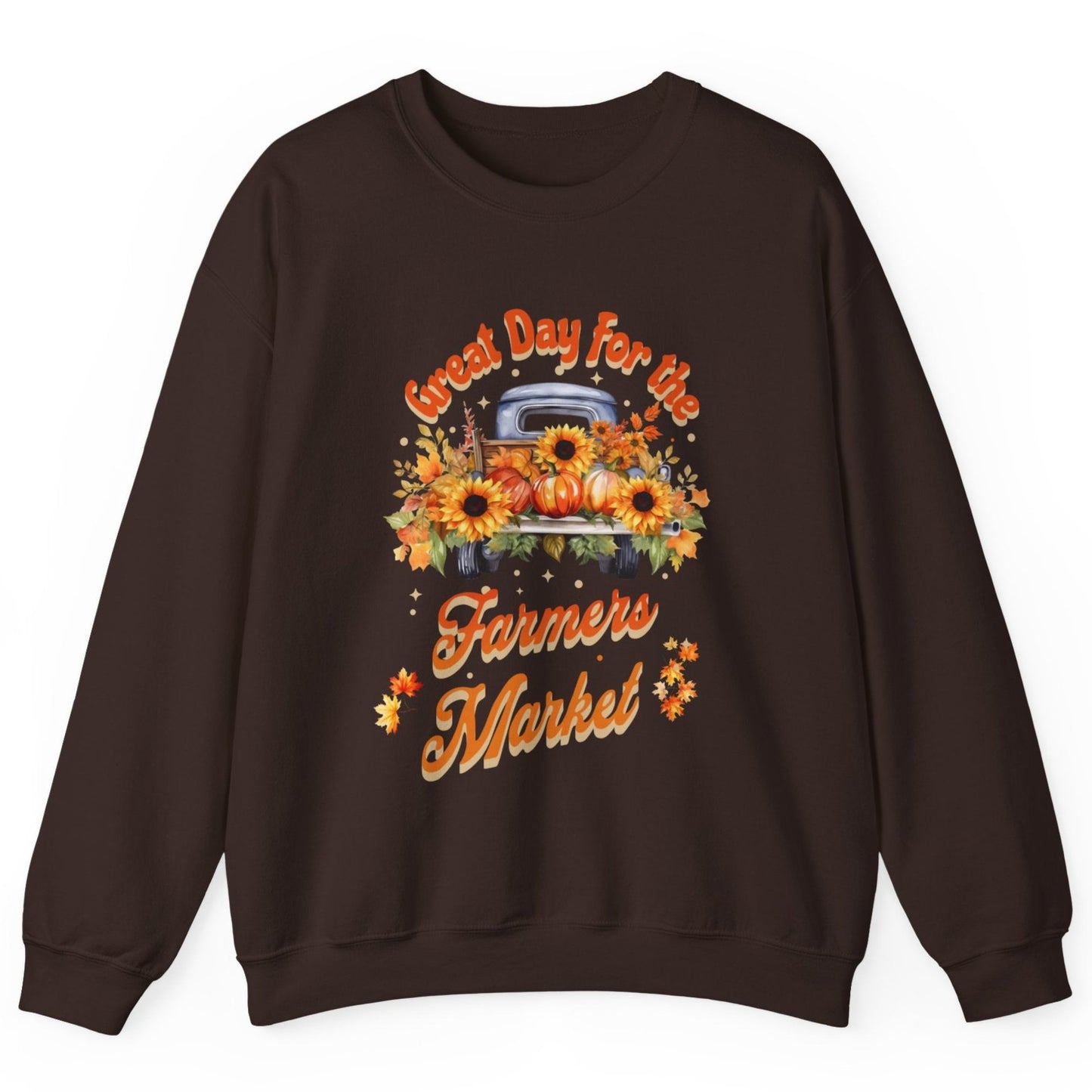 Farmers Market Unisex Heavy Blend™ Crewneck Sweatshirt by Java Good Coffee