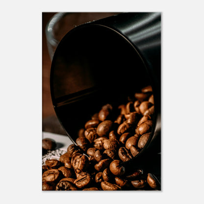 Spilled Beans Canvas Wall Print at Java Good Coffee