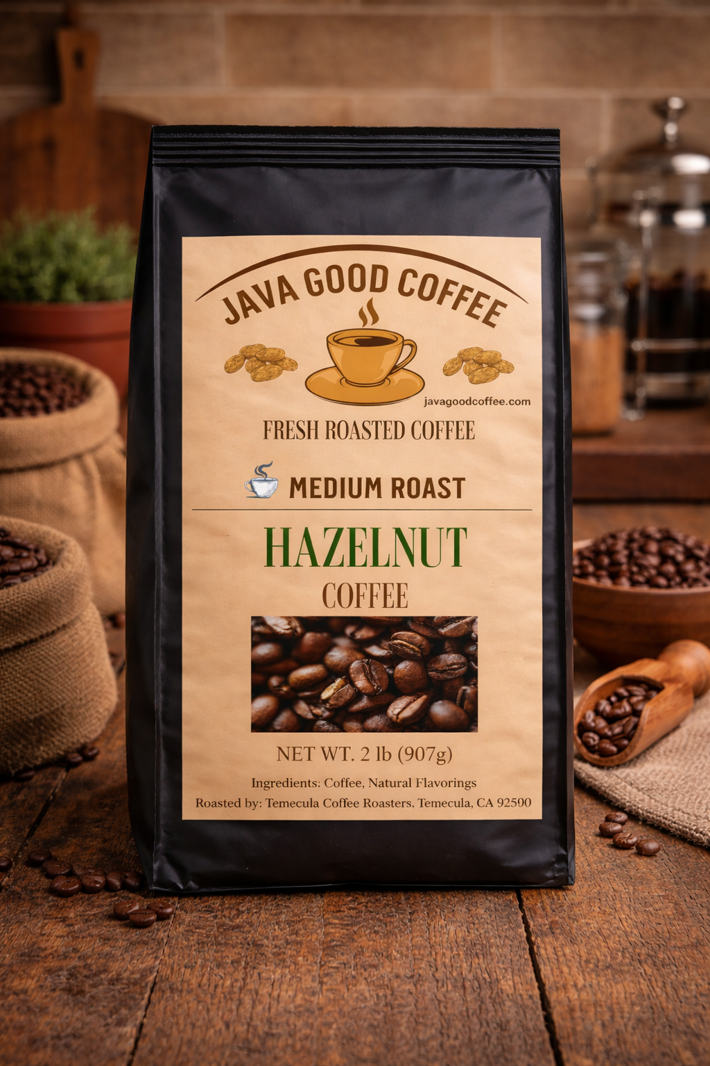Hazelnut Flavored Coffee