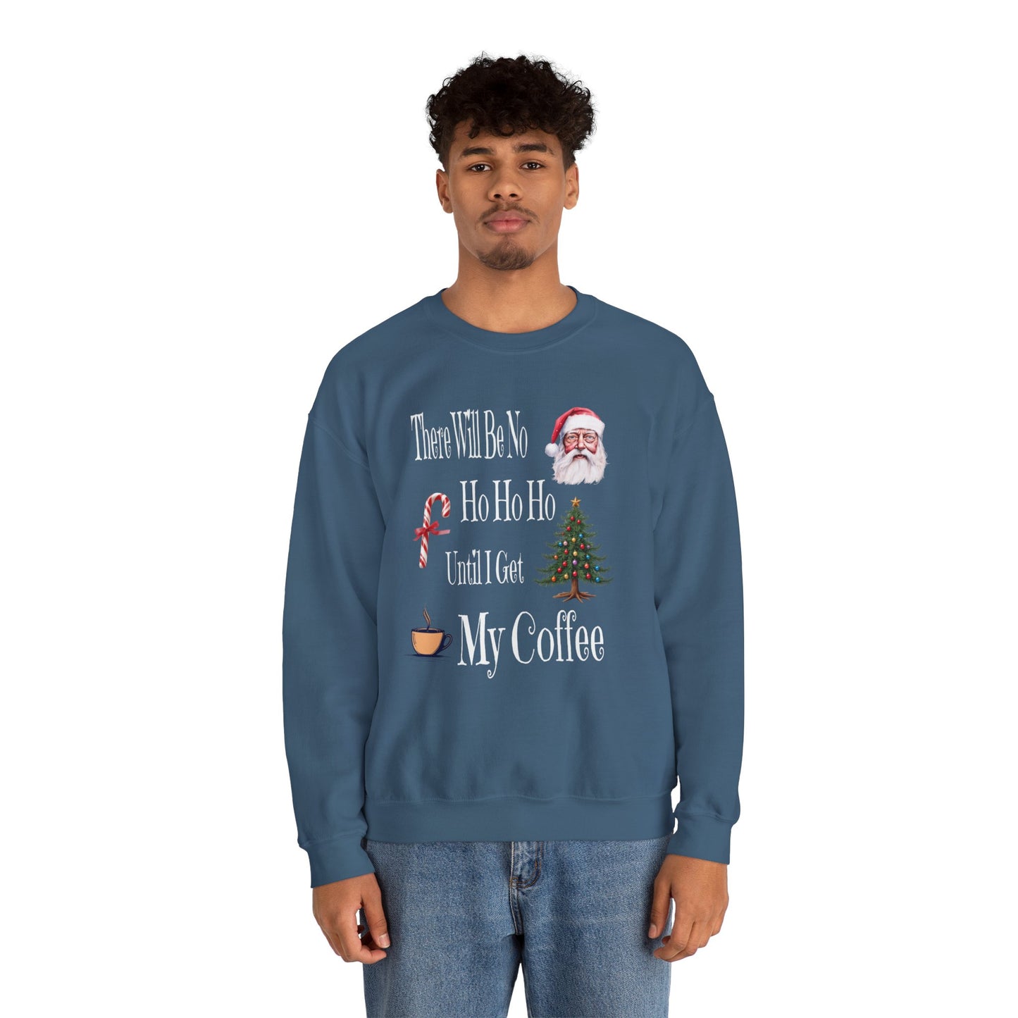 There Will Be No HO HO HO Unisex Heavy Blend™ Crewneck Sweatshirt