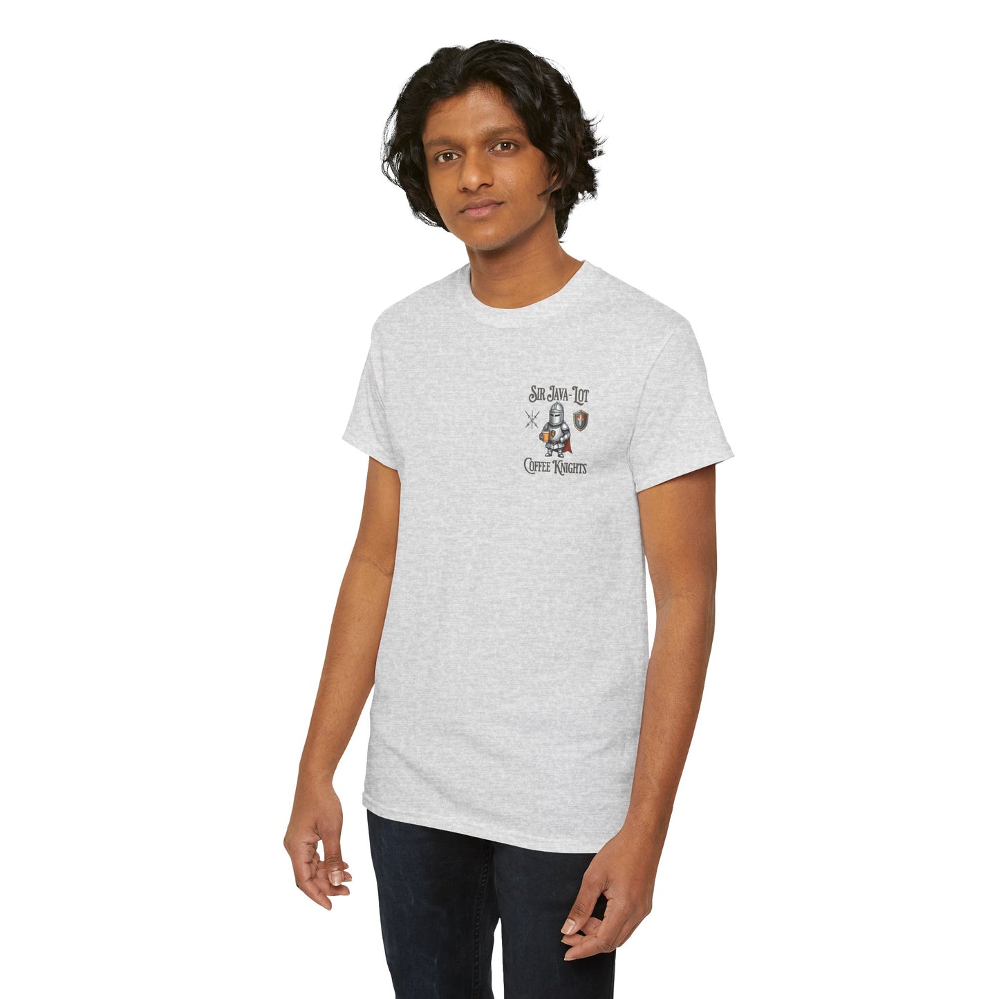 Sir Java-Lot Coffee Knights Unisex Heavy Cotton Tee