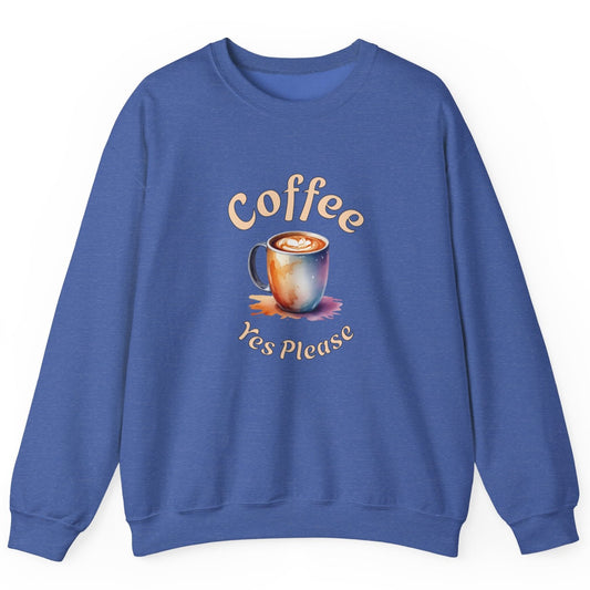 Coffee Yes Please Unisex Heavy Blend™ Crewneck Sweatshirt by Java Good Coffee