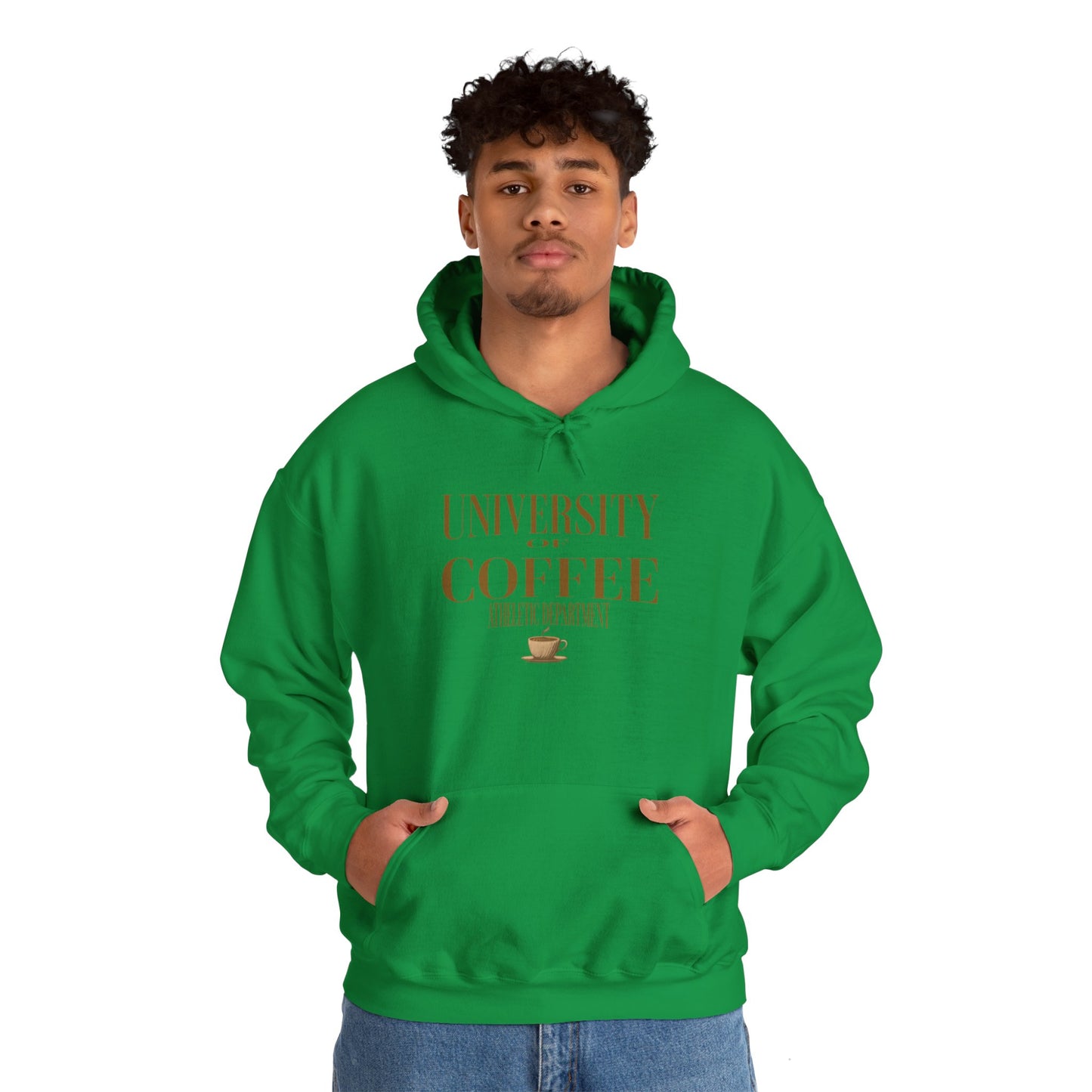 University of Coffee Unisex Heavy Blend™ Hooded Sweatshirt