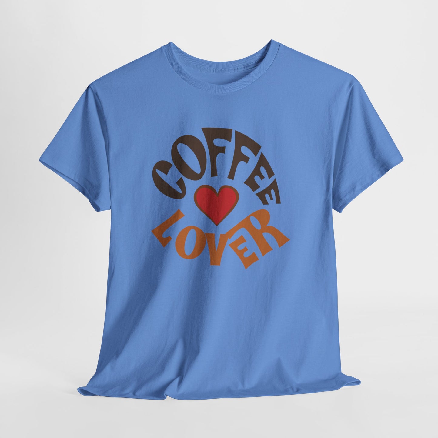 Coffee Lover Tee — Retro Heart Coffee Graphic Shirt