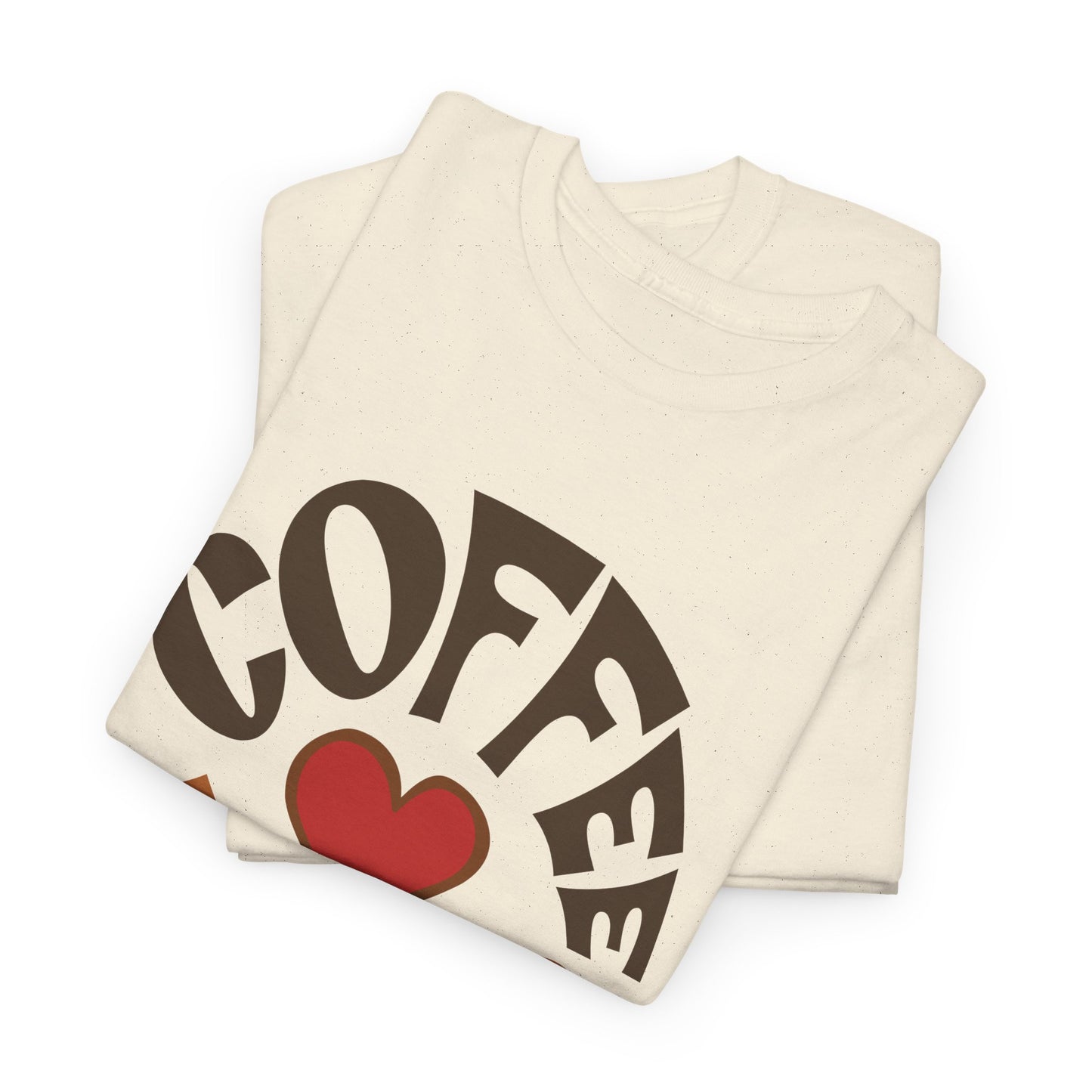 Coffee Lover Tee — Retro Heart Coffee Graphic Shirt