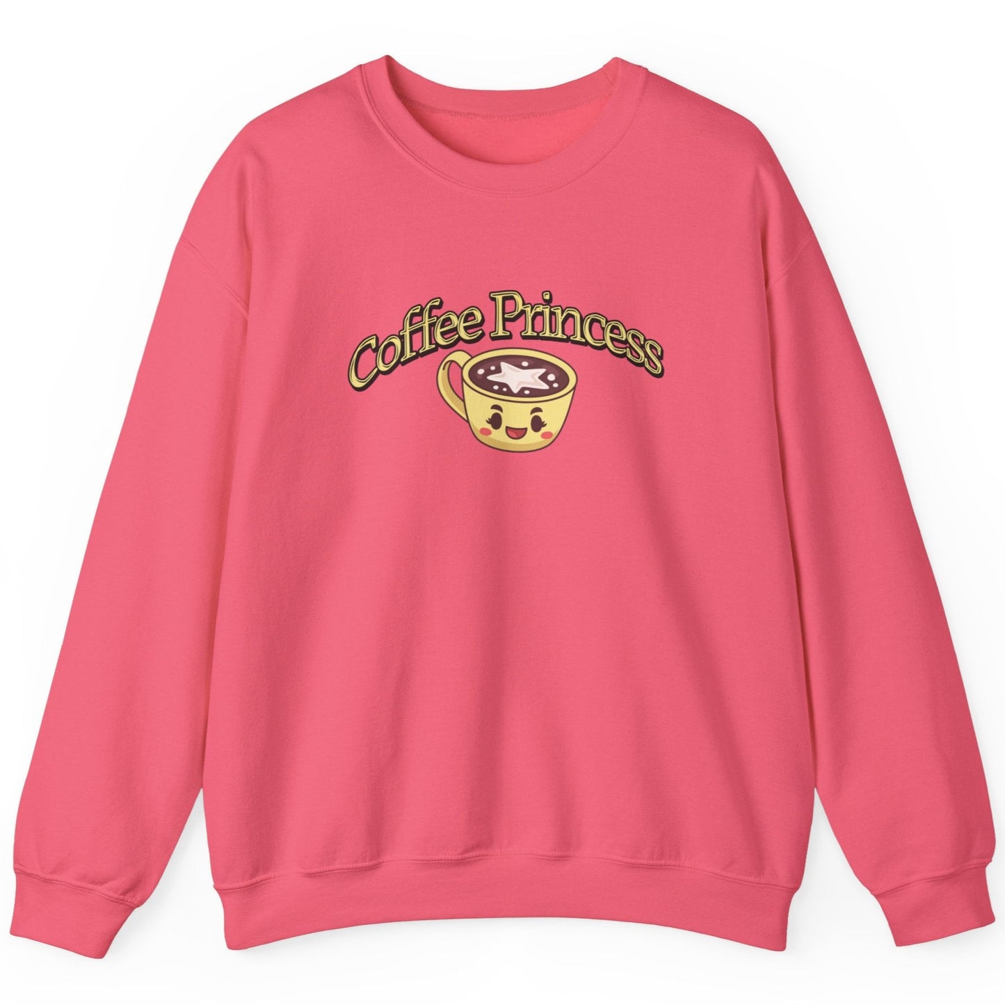 Coffee Princess Unisex Heavy Blend™ Crewneck Sweatshirt at Java Good Coffee