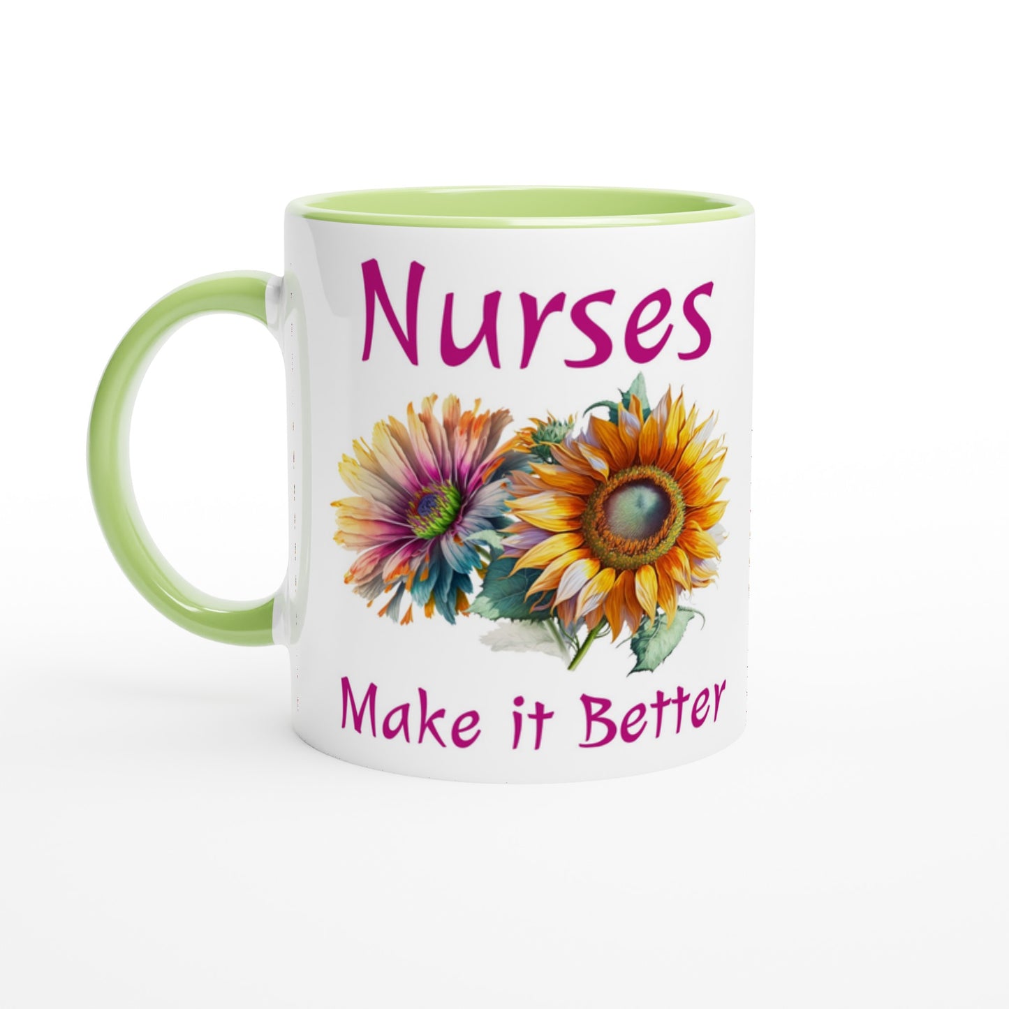 Nurses Make It Better Green 11oz Ceramic Mug at Java Good Coffee