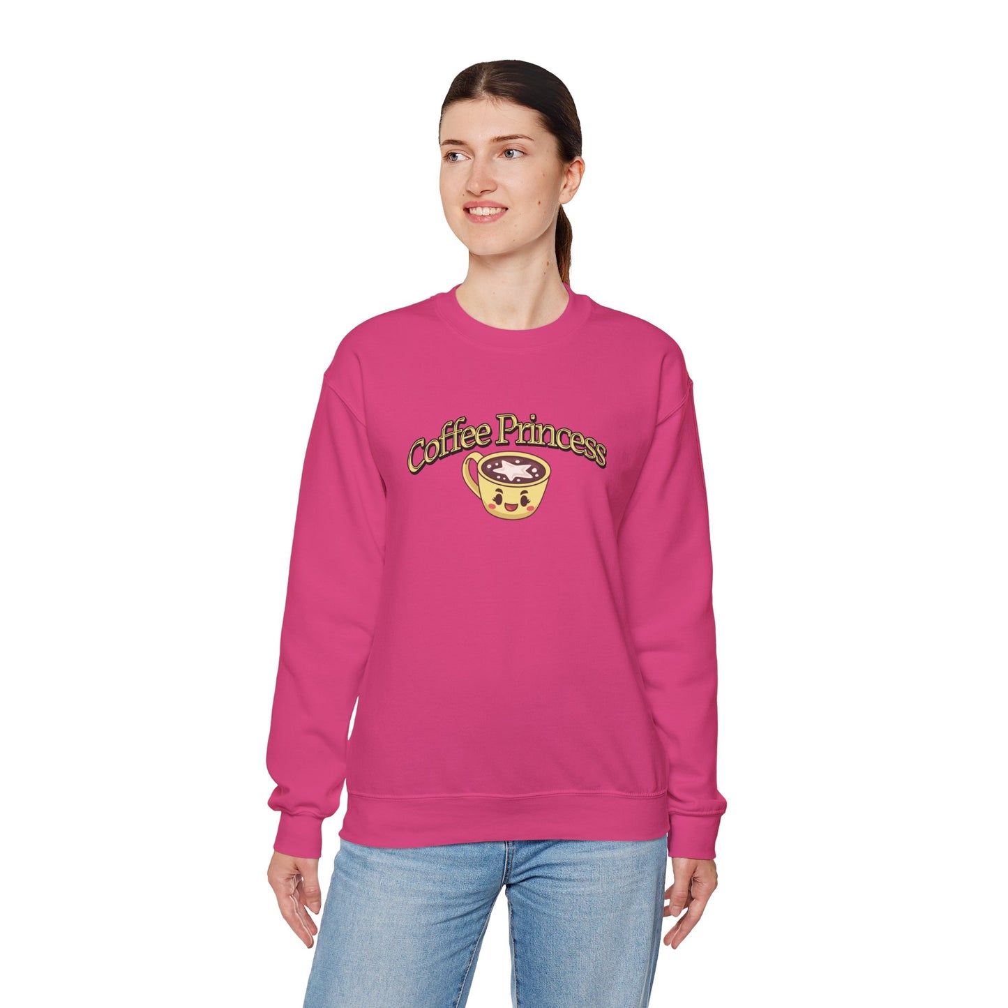 Coffee Princess Unisex Heavy Blend™ Crewneck Sweatshirt