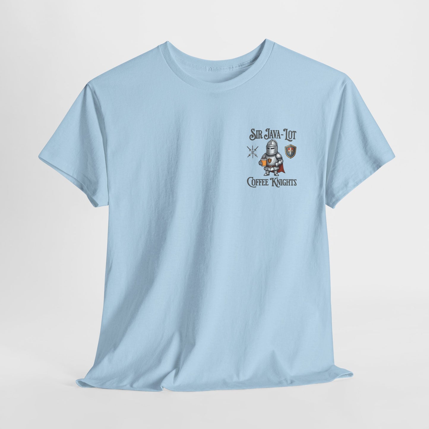 Sir Java-Lot Coffee Knights Unisex Heavy Cotton Tee