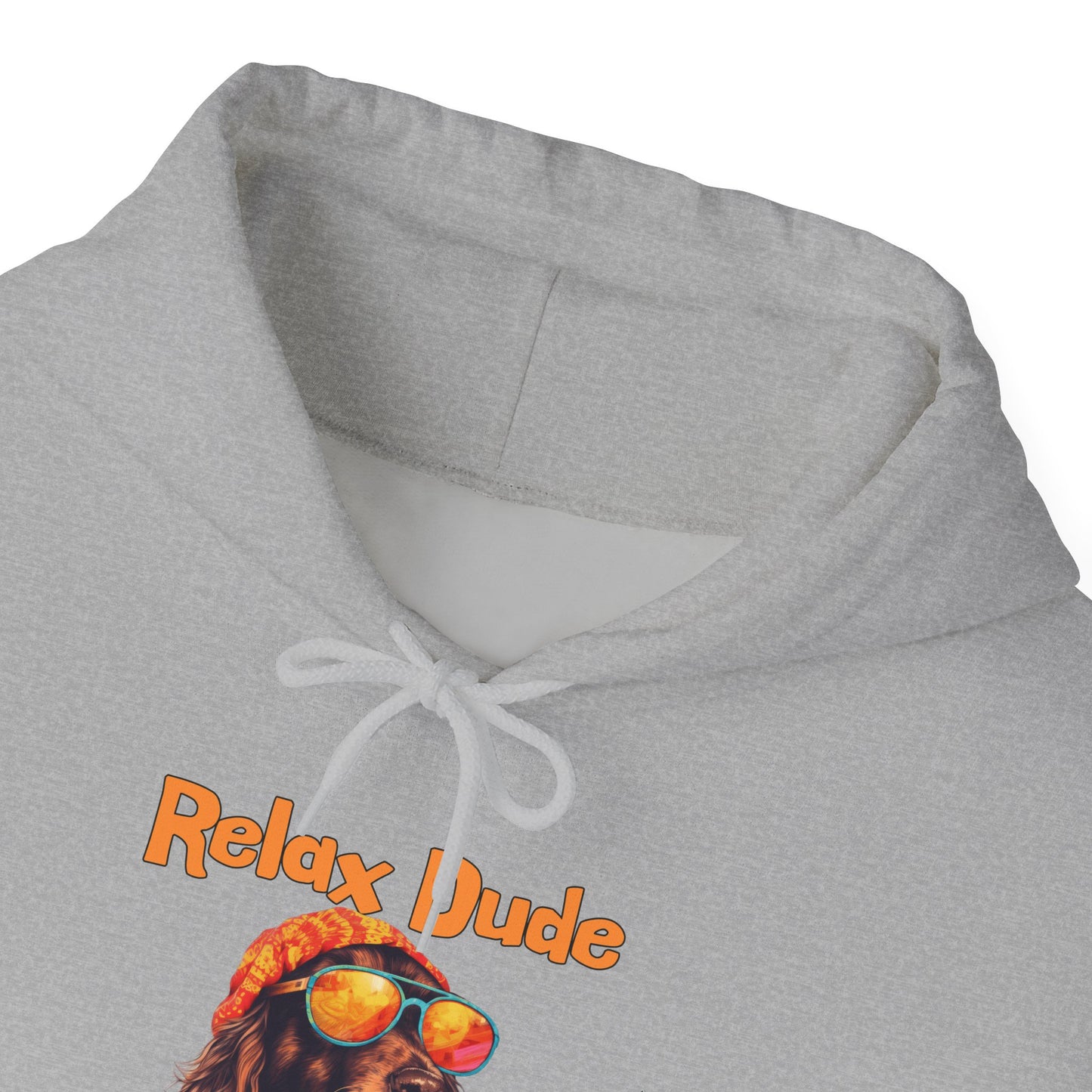 Relax Dude Have Some Coffee Unisex Heavy Blend™ Hooded Sweatshirt