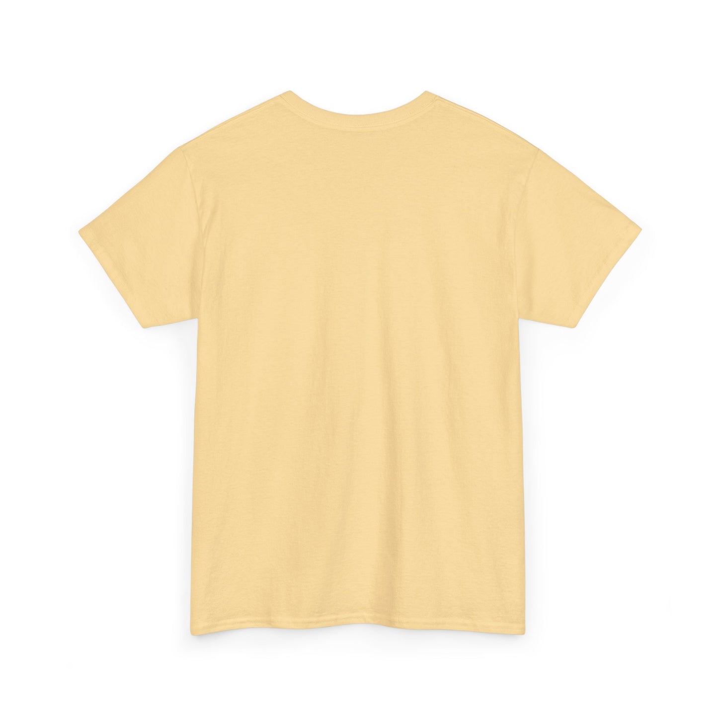 Yellow t-shirt on a white background