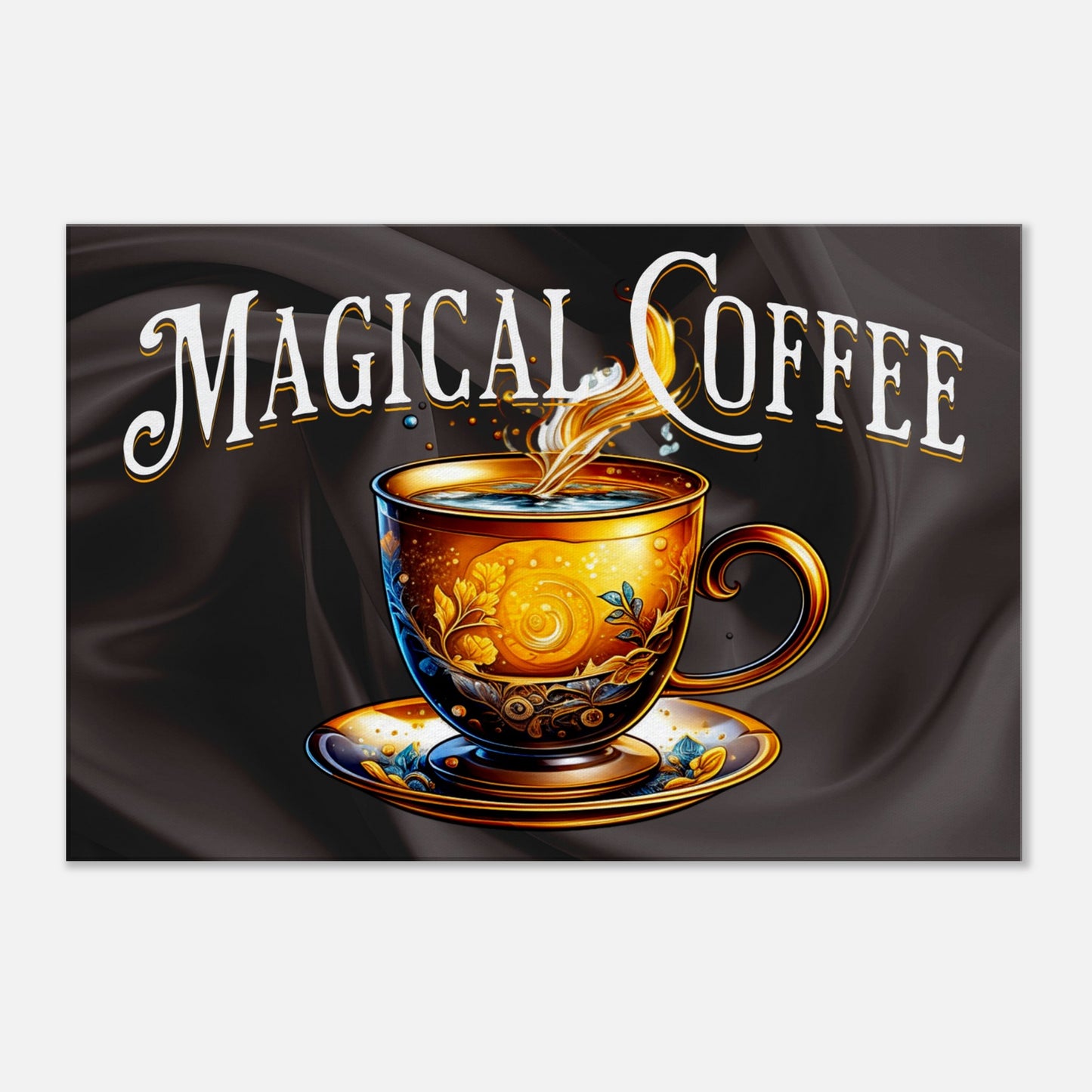 Magical Coffee Canvas Wall Print at Java Good Coffee 