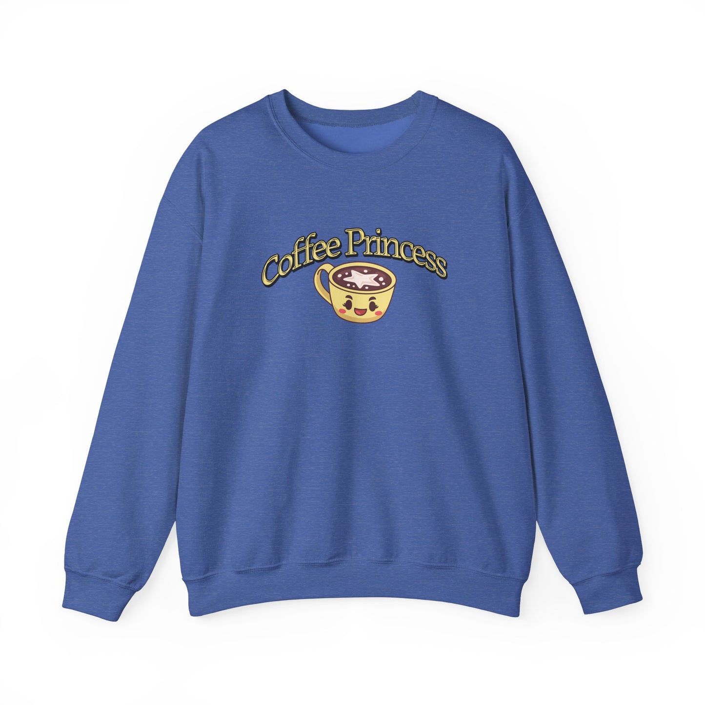 Coffee Princess Unisex Heavy Blend™ Crewneck Sweatshirt on Java Good Coffee