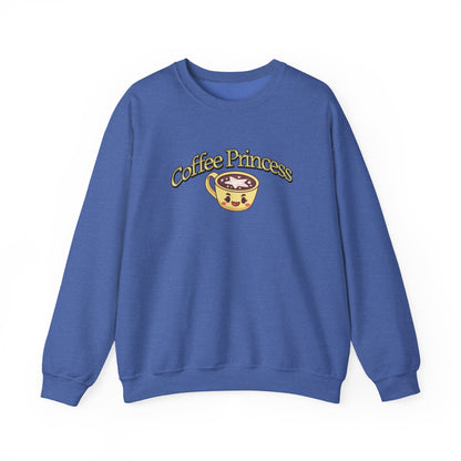 Coffee Princess Unisex Heavy Blend™ Crewneck Sweatshirt on Java Good Coffee