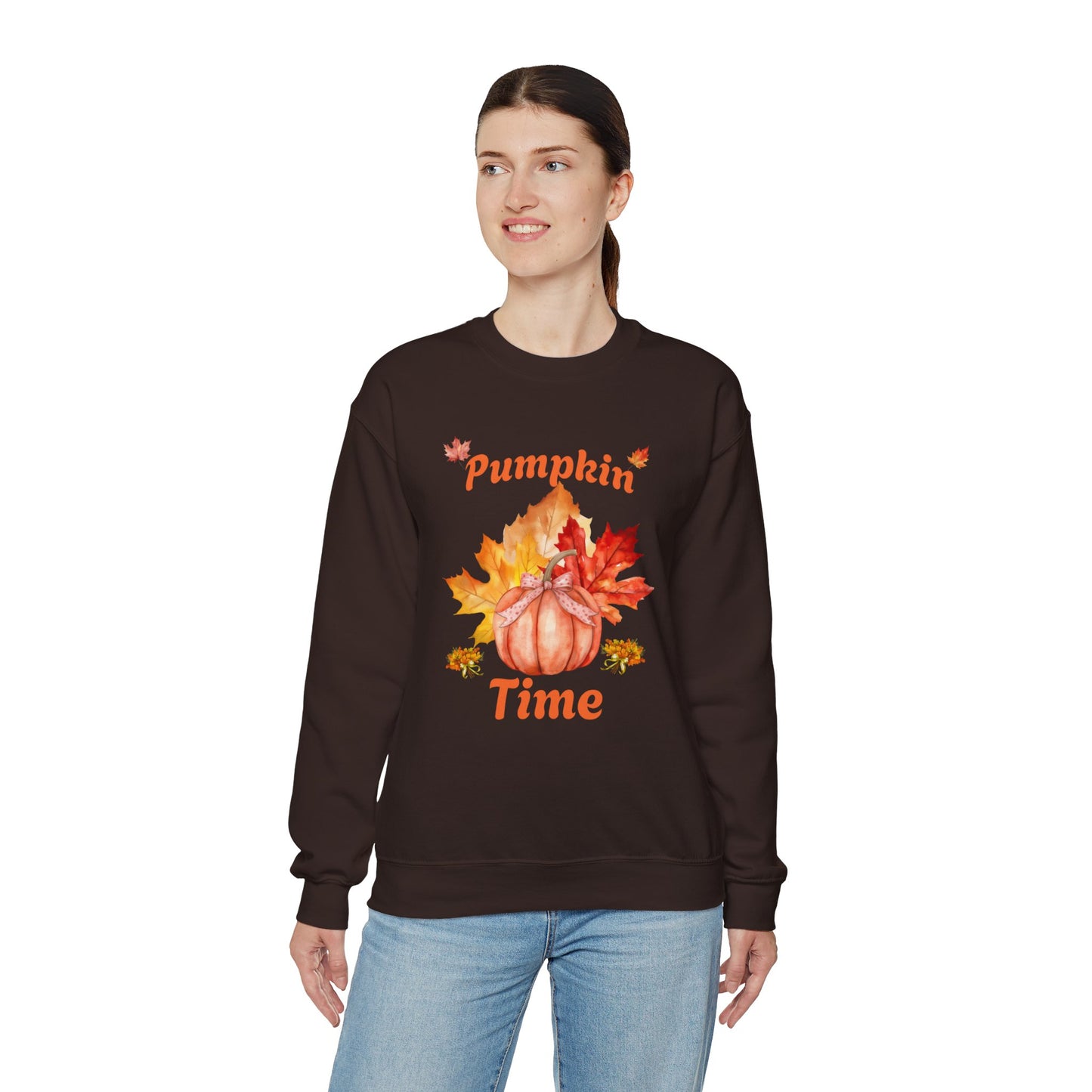 Pumpkin Time Unisex Heavy Blend™ Crewneck Sweatshirt