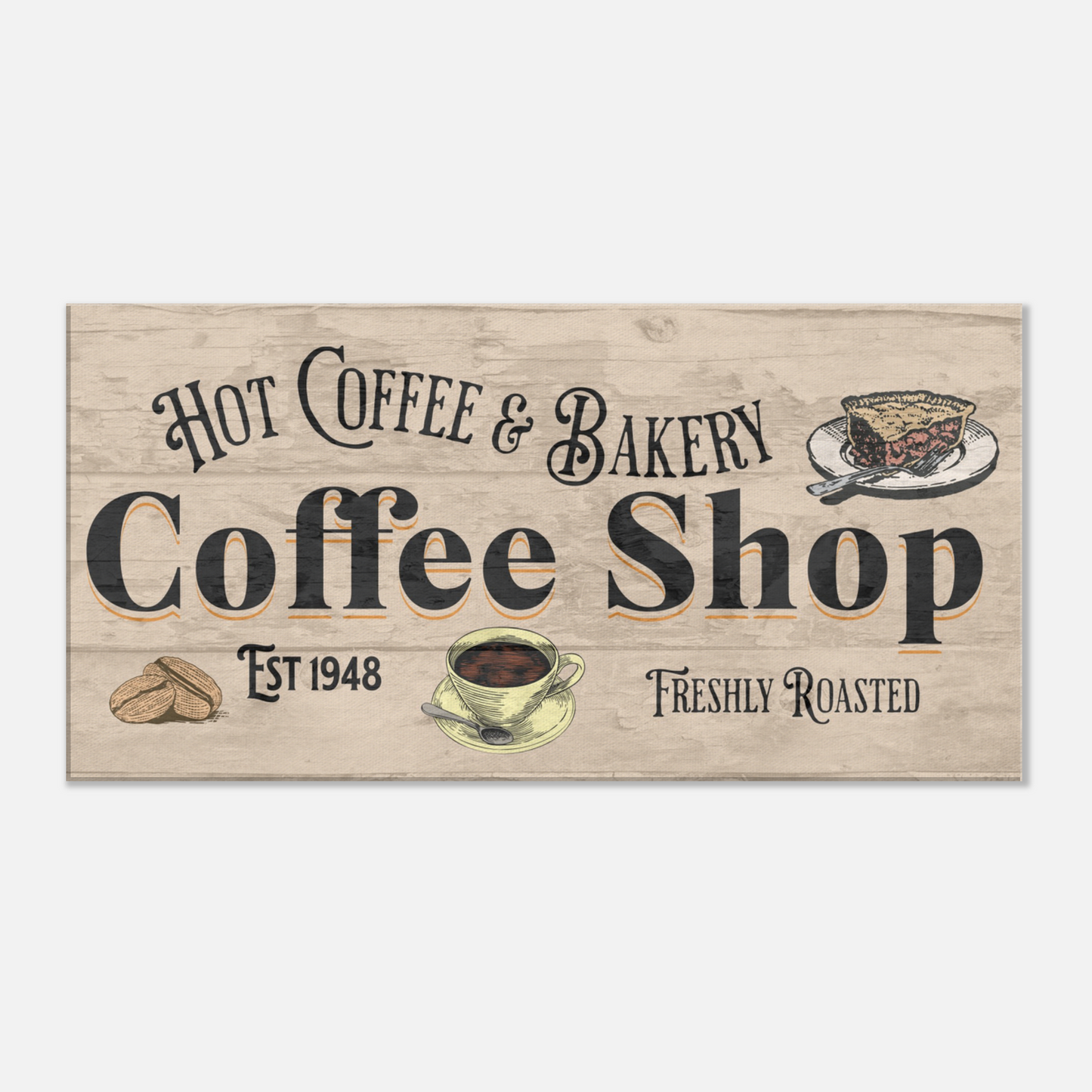 Coffee Shop & Bakery Canvas Wall Prints by Java Good Coffee
