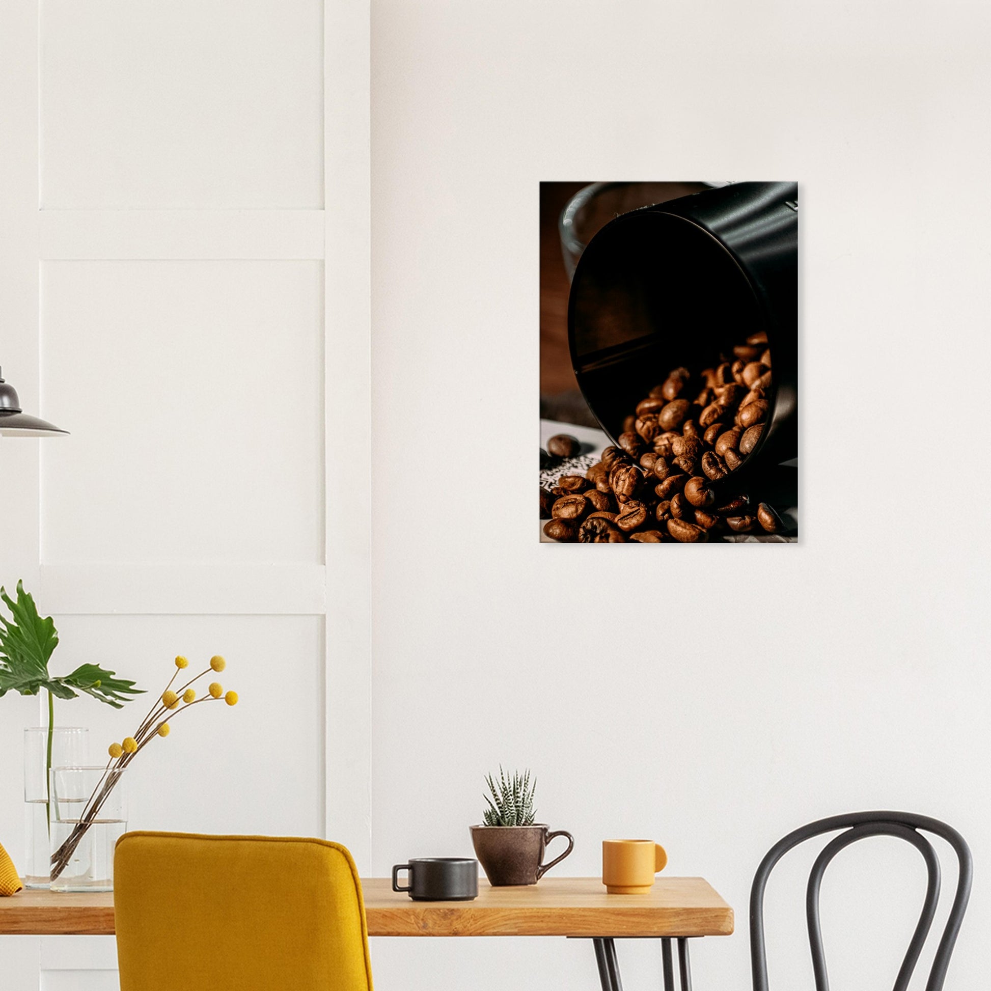 Spilled Beans Canvas Wall Print by Java Good Coffee