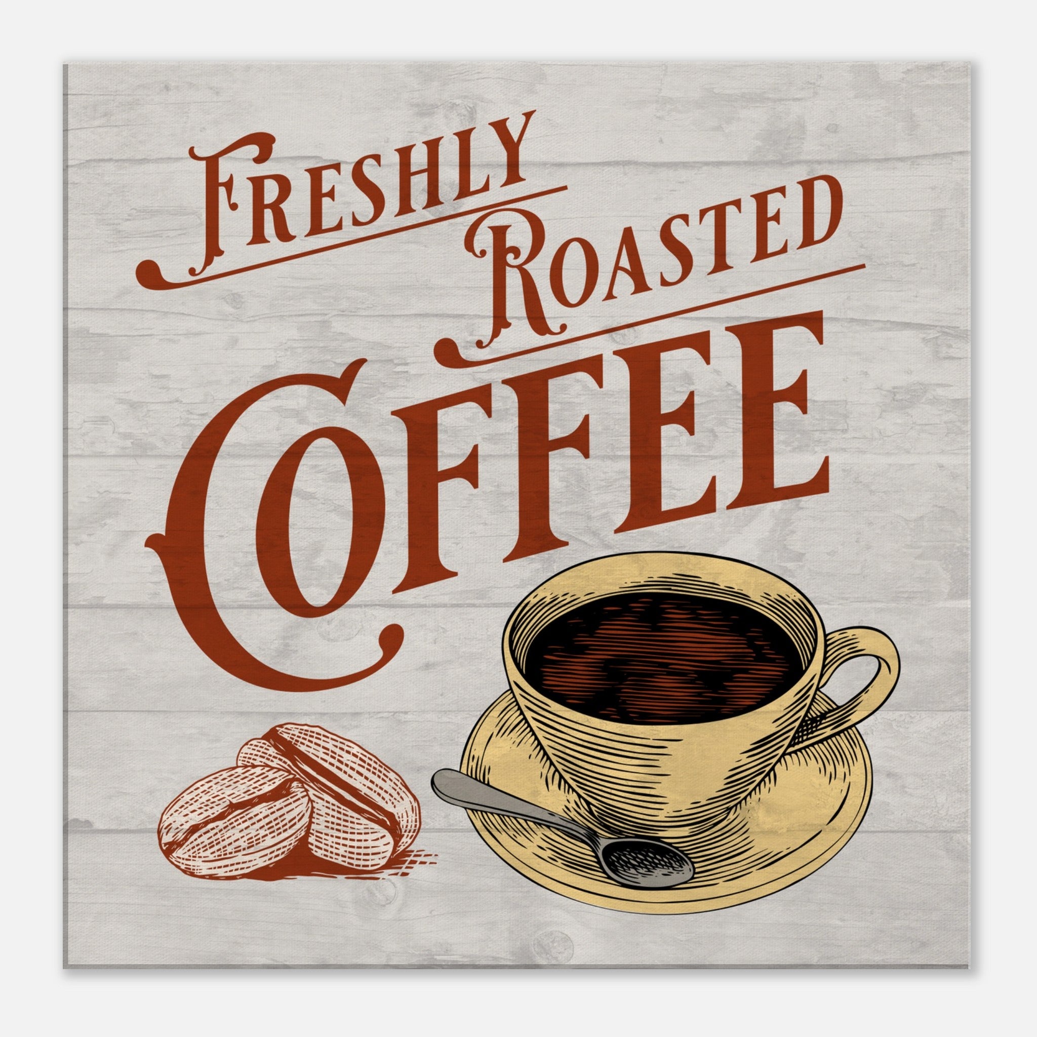 Freshly Roasted Coffee Canvas Wall Print by Java Good Coffee