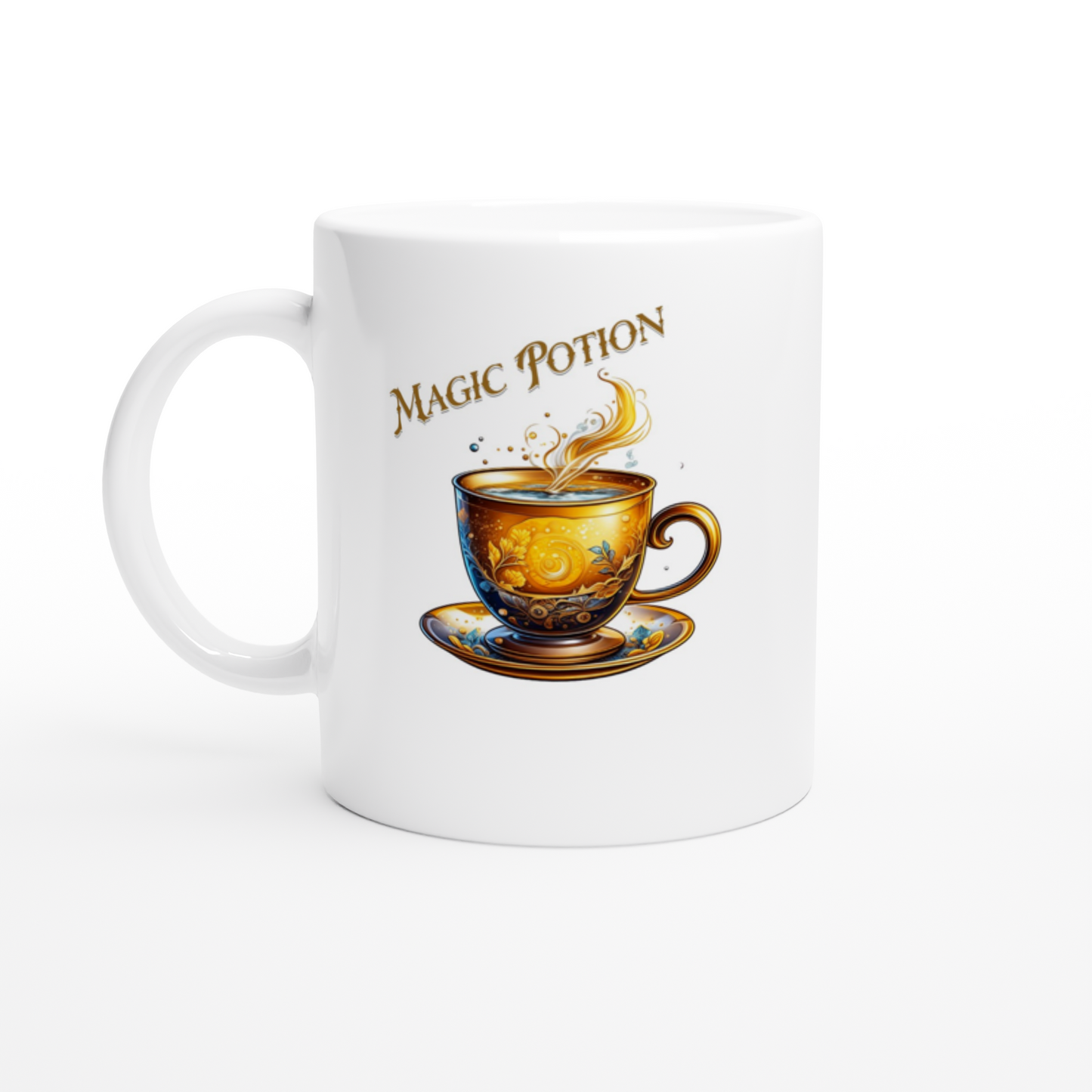 Magic Potion Cup White 11oz Ceramic Mug at Java Good Coffee