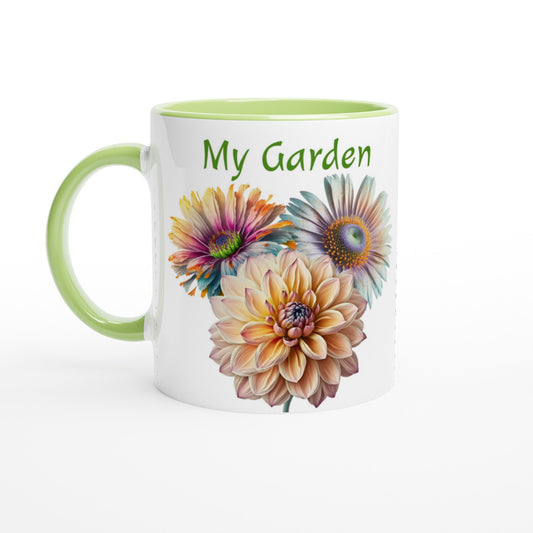 My Garden 11oz Green Ceramic Mug at Java Good Coffee