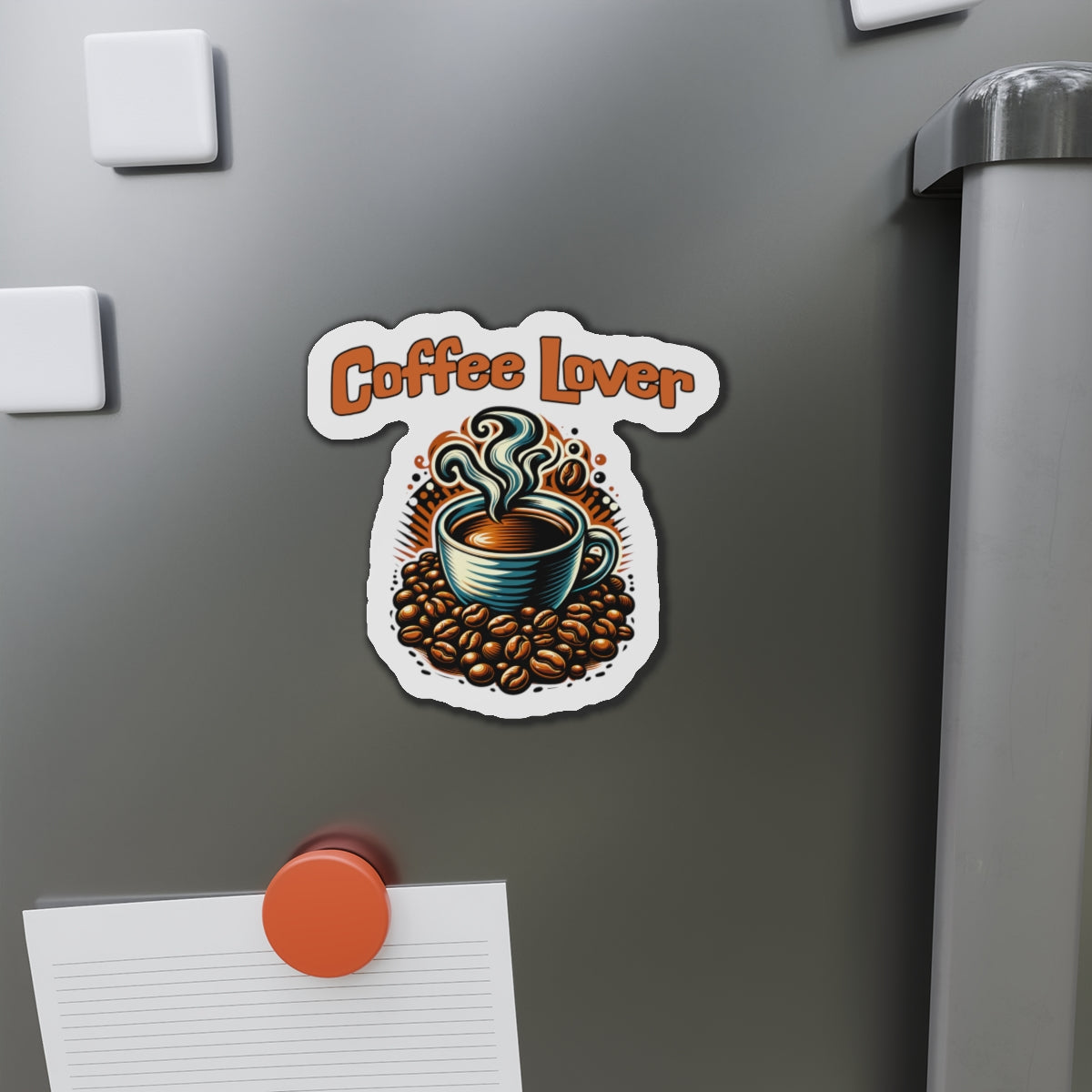 Coffee Lover Die-Cut Magnet - Perfect Gift for Coffee Enthusiasts