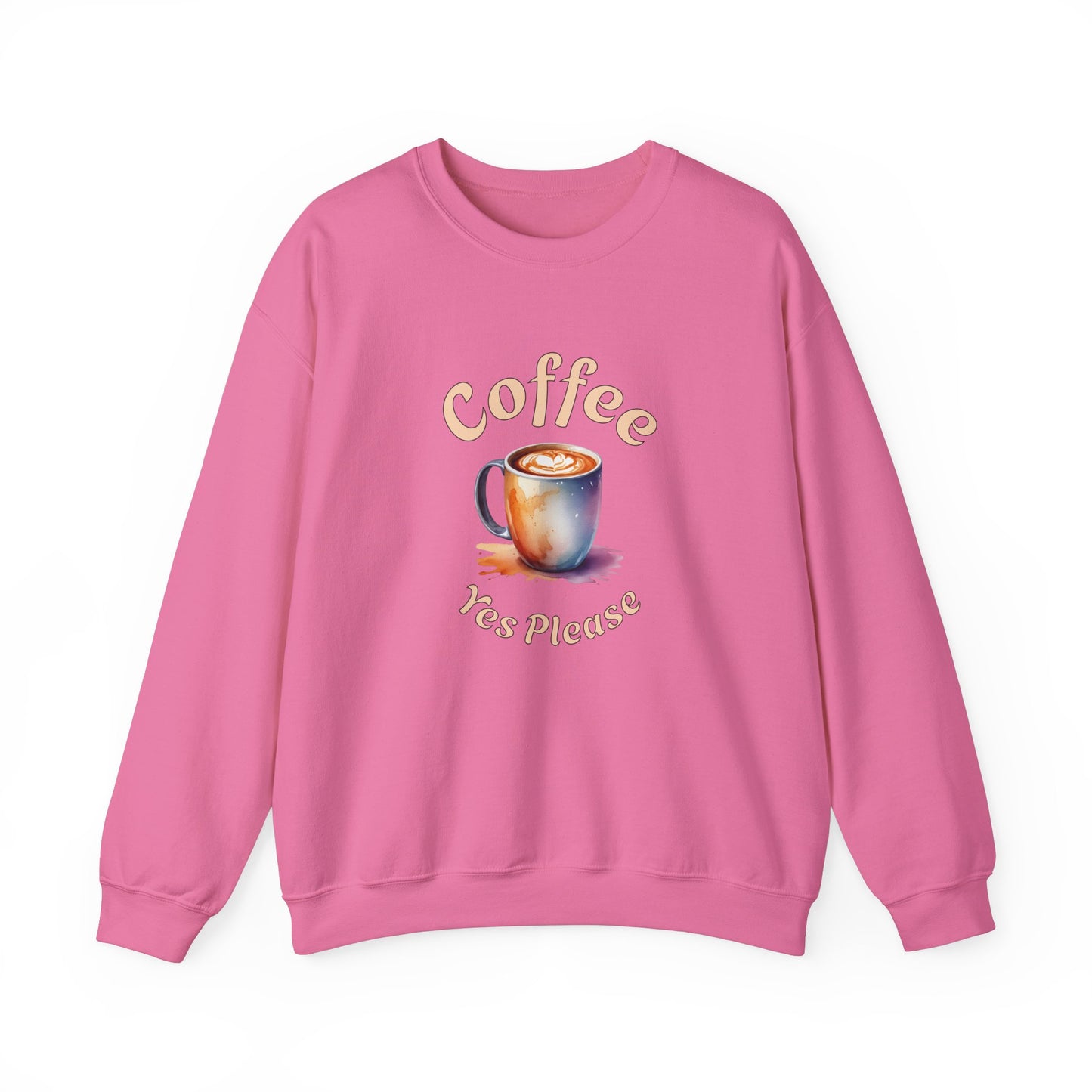 Coffee Yes Please Unisex Heavy Blend™ Crewneck Sweatshirt - Java Good Coffee