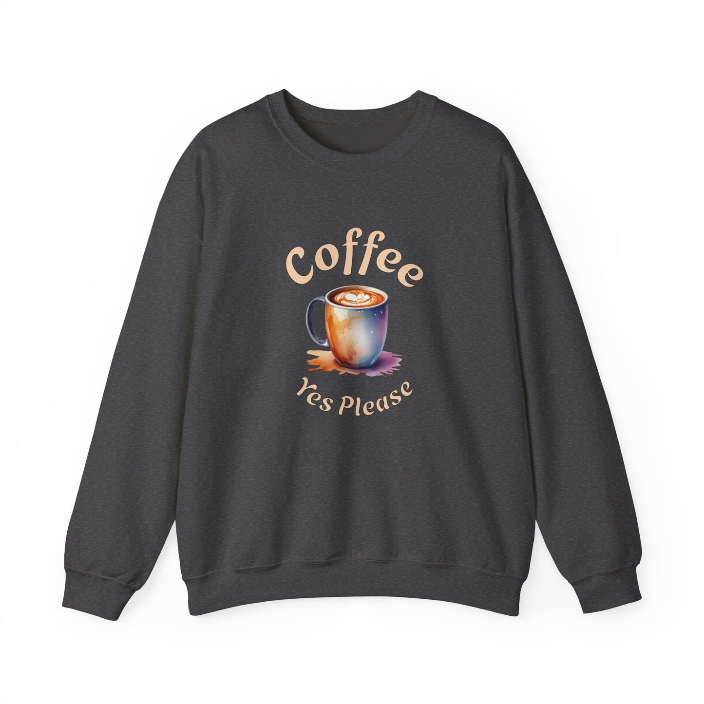 Coffee Yes Please Unisex Heavy Blend™ Crewneck Sweatshirt