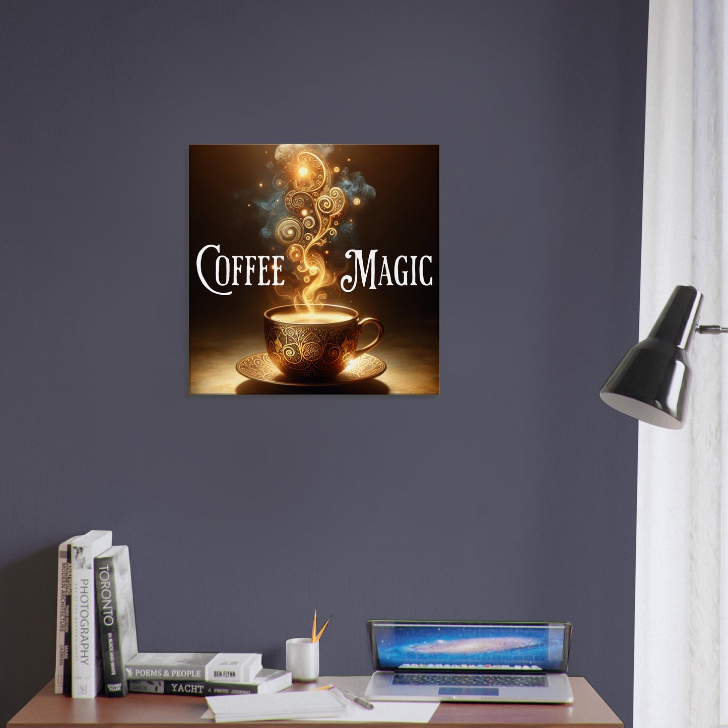 Coffee Magic Canvas Wall Print on Java Good Coffee