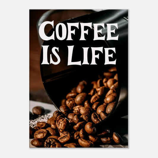 Coffee is Life Canvas Wall Print at Java Good Coffee