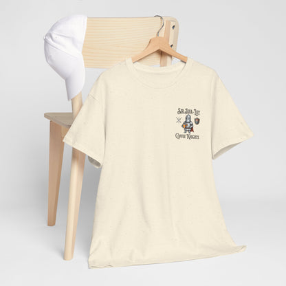 Sir Java-Lot Coffee Knights Unisex Heavy Cotton Tee