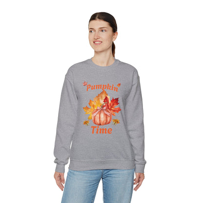 Pumpkin Time Unisex Heavy Blend™ Crewneck Sweatshirt